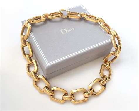 chaine en or christian dior|Christian Dior necklaces for women.